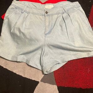 Ballon high waisted light blue shorts from forever 21